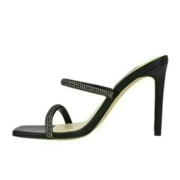 NINE WEST Zarleen Heeled Slide Sandals -10.5 - Picture 4 of 8